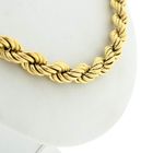Image 6 of Gold twisted link chain