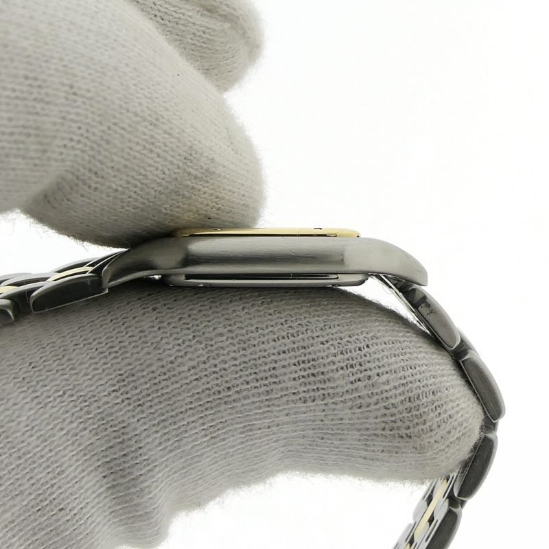 Image 12 of Cartier Panthère '1 Row'; 18k gold/steel women's watch