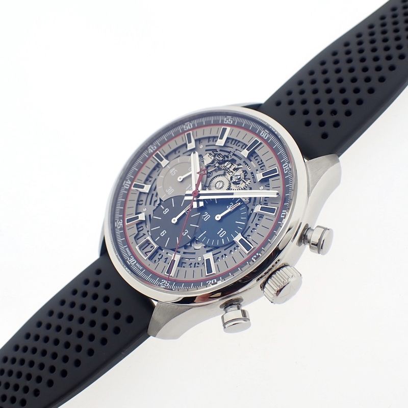 Image 7 of Zenith El Primero Skeleton; Chronograaf heren horloge