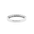 Image 3 of White gold ring with diamonds; 0.88 ct.