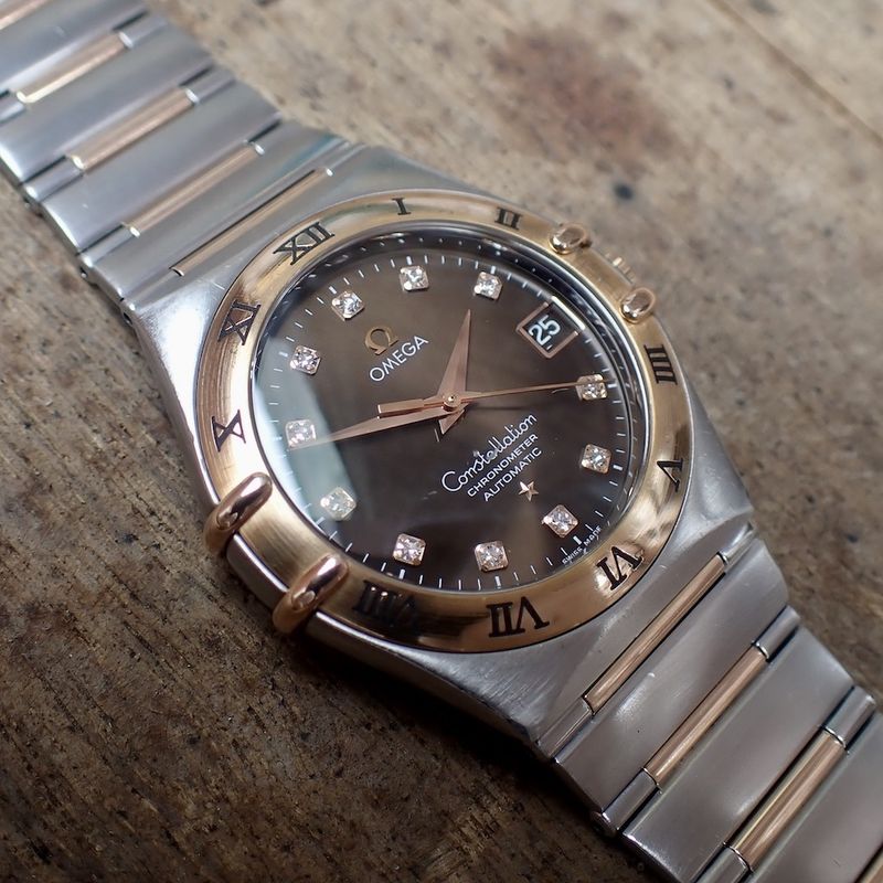 Image 15 of Omega Constellation Automatic; Watch with diamond dial