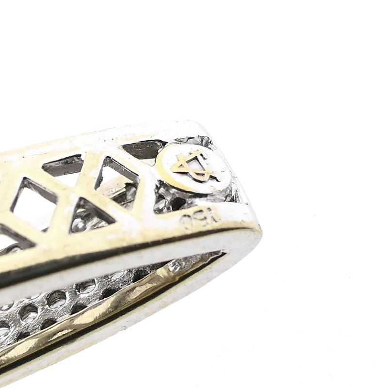Image 6 of 18K Luxury White Gold Pendant with Diamonds