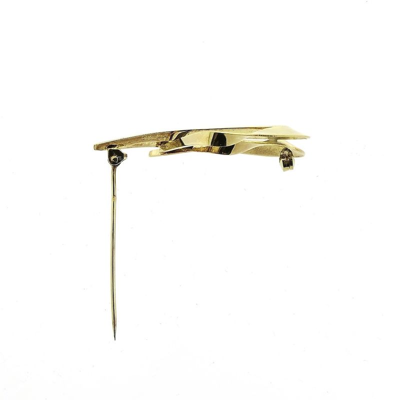 Image 7 of Vintage gold brooch