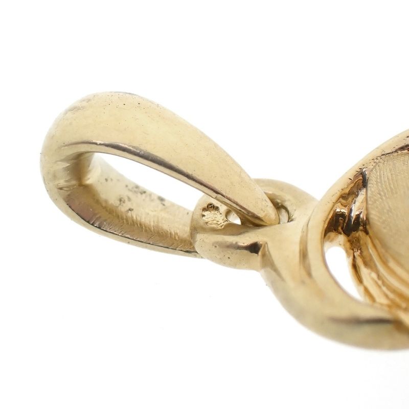 Image 8 of Gold pendant with an abstract shape