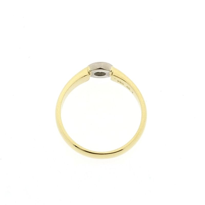 Image 5 of 18K Gold ring with diamond | 0.15 ct.