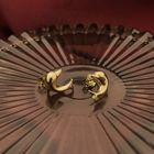 Image 4 of Golden dolphin stud earrings