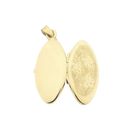 Image 6 of Vintage gold locket pendant; Floral design