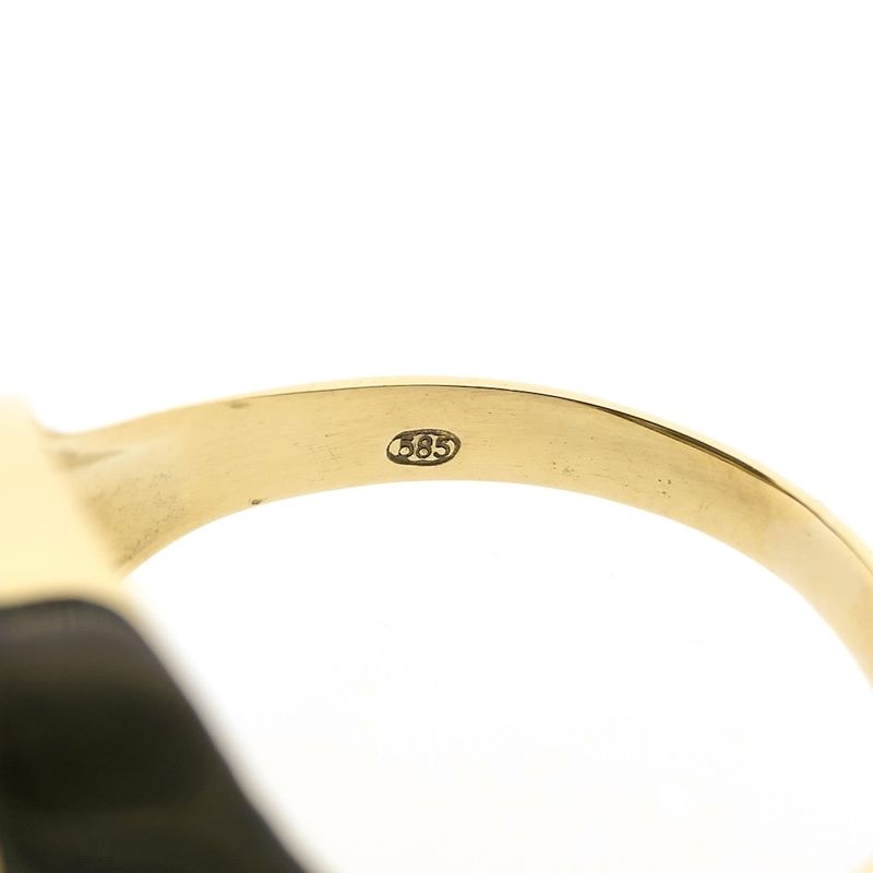 Image 4 of Gold ring with tourmaline