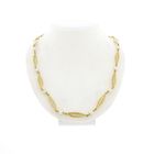 Image 1 of Golden fantasy necklace with pearls