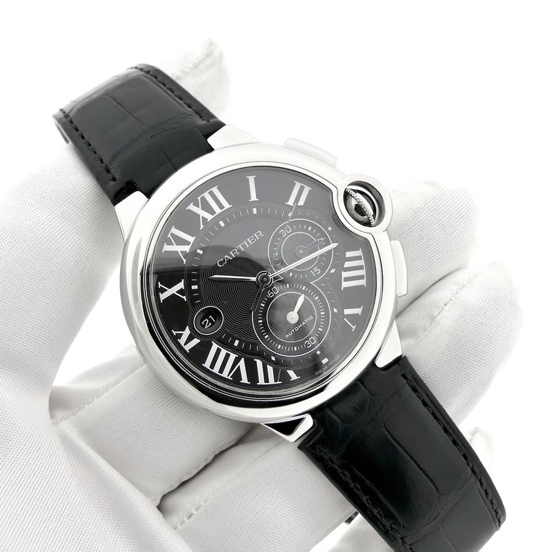 Image 13 of Cartier Ballon Bleu Chronograph 3109; Automatic men's watch