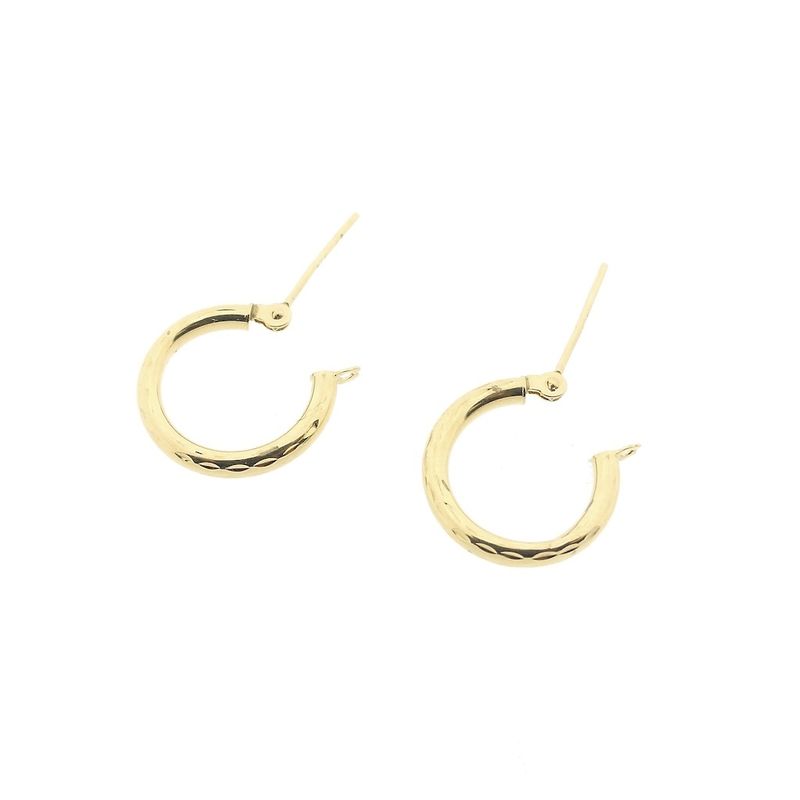 Image 8 of Gold earrings | Ø 13.5 mm