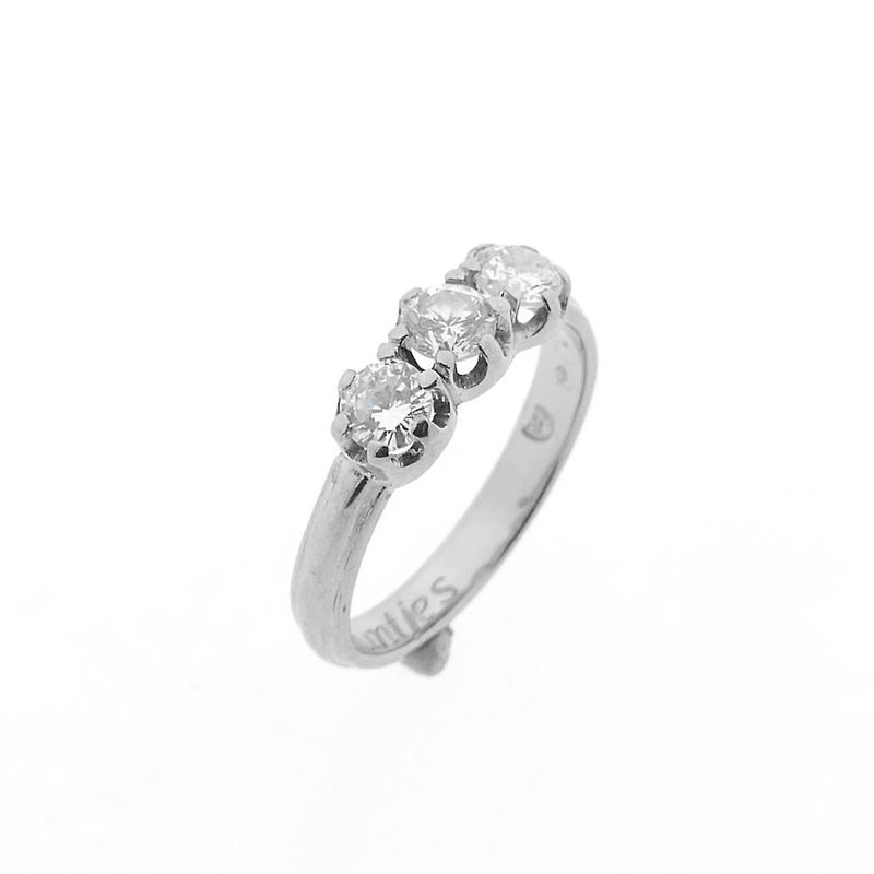 Image 1 of White gold ring with diamond | 0.60 ct.