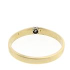 Image 7 of 18 carat gold solitaire ring with 0.05 ct diamond.