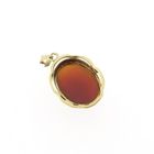 Image 7 of Gold pendant with carnelian