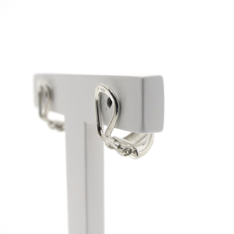 Image 5 of Silver clip-on earrings