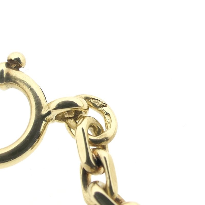 Image 5 of Gold anchor link necklace