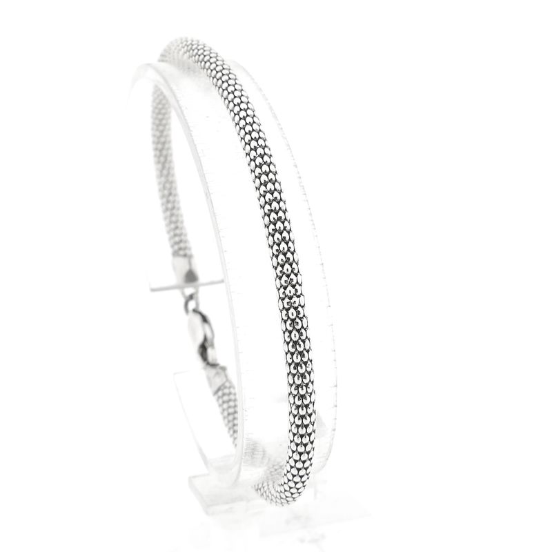 Image 1 of Silver Mesh Link Bracelet
