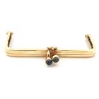 Image 6 of Gold wallet clasp | 14 carat sapphire