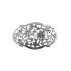 Image 1 of Silver brooch | Floral design