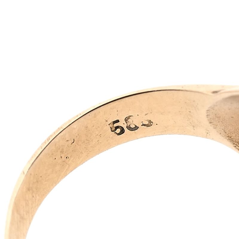 Image 8 of Gold ring with topaz