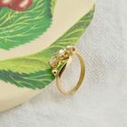 Image 8 of Gold ring with diamonds; Approx. 0.15 ct.