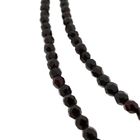 Image 6 of Glass bead necklace/saucer with gold clasp; Antique | 93 cm