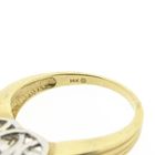 Image 6 of Gold (engagement) ring with diamond 0.88 ct.