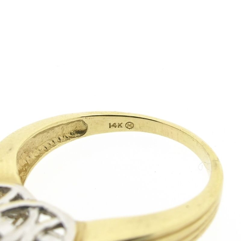 Image 6 of Gold (engagement) ring with diamond 0.88 ct.