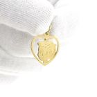 Image 11 of Gold pendant of a heart with a boy's head