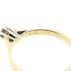 Image 6 of Gold solitaire ring with diamond; 0.10 ct.