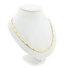 Image 3 of Golden Bar Link Necklace | 45 cm