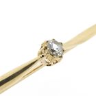Image 4 of Gold brooch with Antwerp rose diamond 0.10 ct. | Vintage