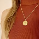 Image 8 of 18K Gold Zodiac Sign Pendant; Cancer