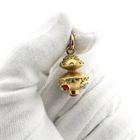 Image 7 of Gold ornamental pendant with gemstones