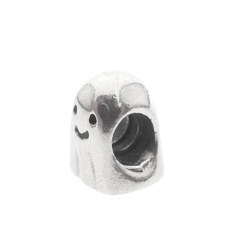 Image 4 of Pandora charm; Silver; Ghost Charm
