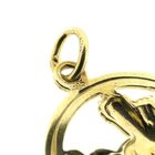 Image 7 of Gold zodiac sign pendant; Aquarius