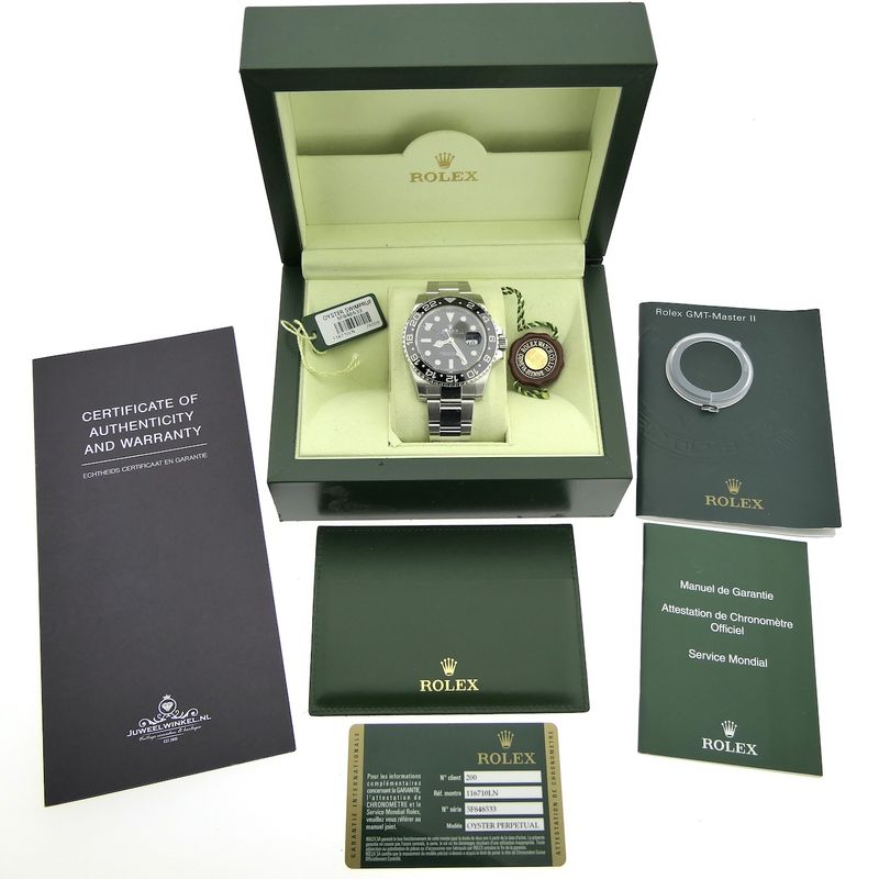 Image 26 of Rolex GMT-Master II 116710LN; Automatic men's watch