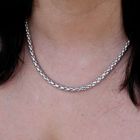 Afbeelding 9 van Witgouden cardano schakelketting