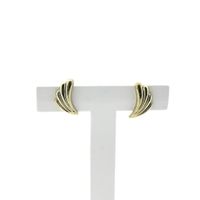 Gold stud earrings | Vintage