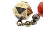 Image 6 of Carnelian bead necklace with gold clasp.