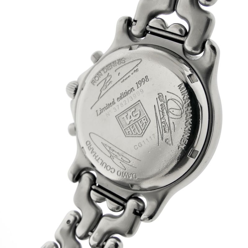 Image 12 of TAG Heuer SEL Chronograph CG1117 West McLaren Limited Edition; Men's watch