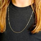 Image 8 of 14K Gold Venetian Box Chain; 61 cm
