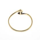 Image 6 of Gold solitaire ring with diamond 0.025 ct.