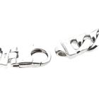 Image 5 of Solid Silver Gourmet Link Bracelet with Engraving Plate