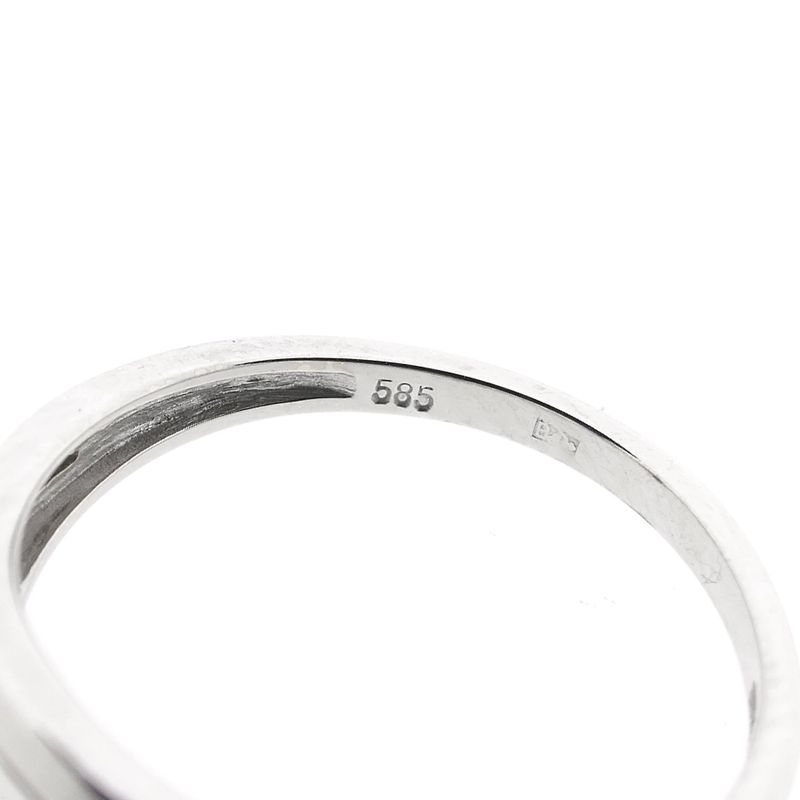 Afbeelding 8 van Witgouden ring met diamant; 0,03 ct. 