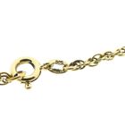 Image 5 of Gold Singapore link chain with pearls