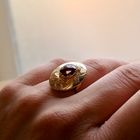 Image 10 of Vintage Gold Ring with Garnet