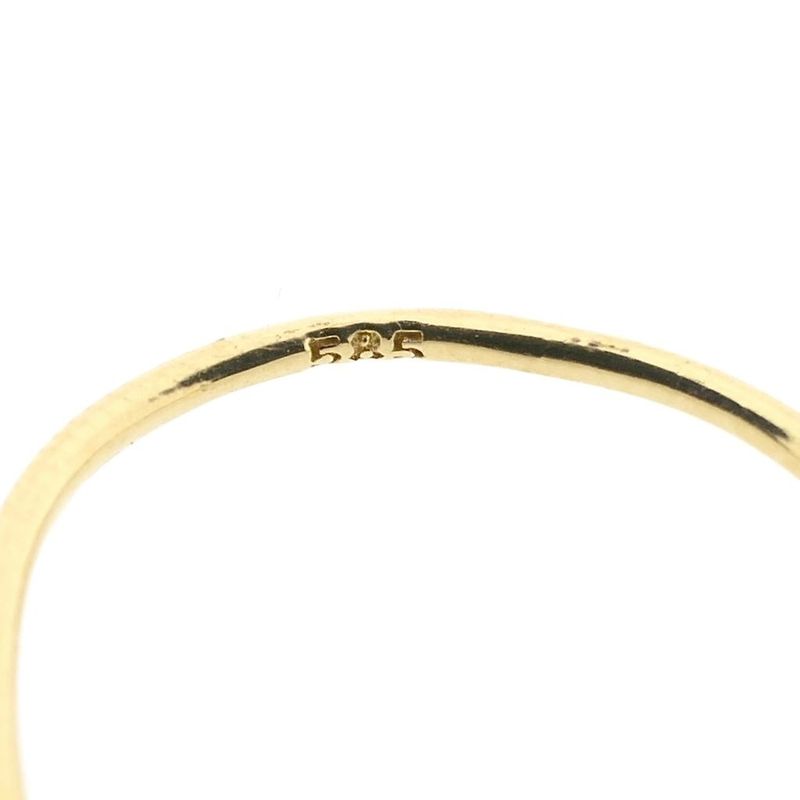 Image 4 of Gold spinner ring with zirconia