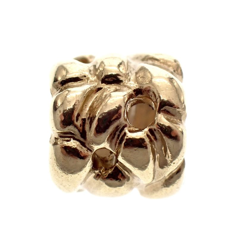 Image 4 of Pandora charm; Gold; Golden Leaves