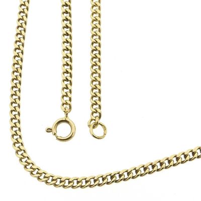 Gold gourmet link chain | 65 cm Image 1 of Gold gourmet link chain | 65 cm